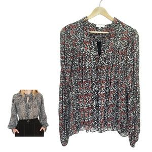 Suncoo x Garmentory Luna Top Suncoo Paris Luna Blouse Sheer Black Top Medium